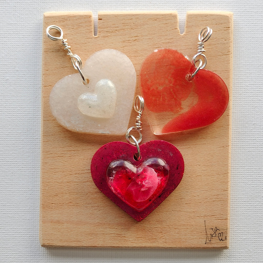 Personalised Resin Heart Necklace