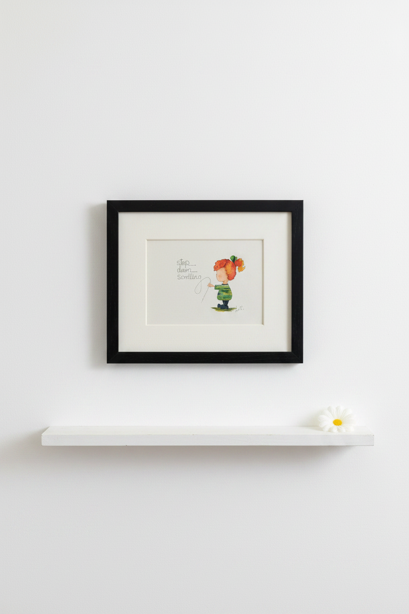 Stop Doom Scrolling – Black Frame