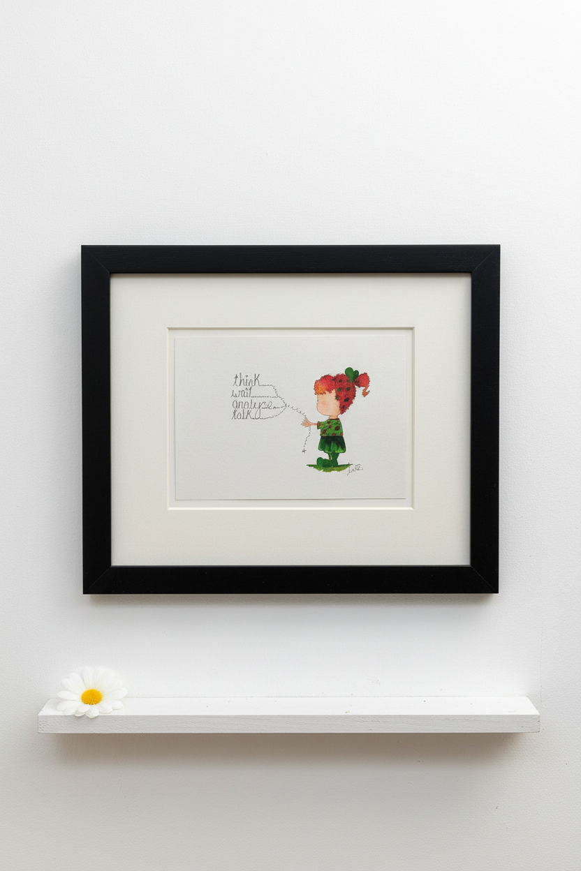 Think Wait Analyse Talk – Black Frame